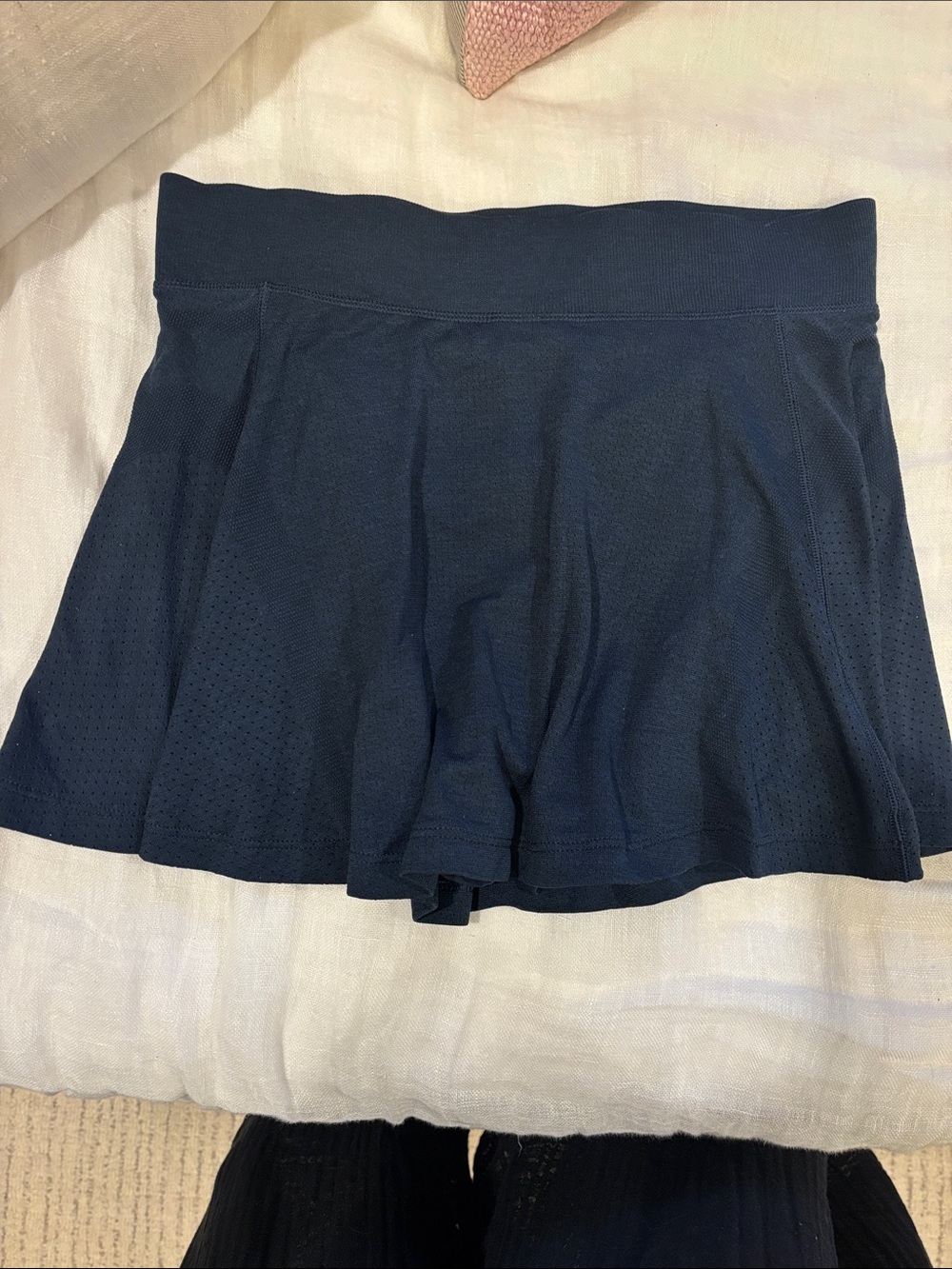 lululemon athletica Navy Performance Skort with Built-In Shorts